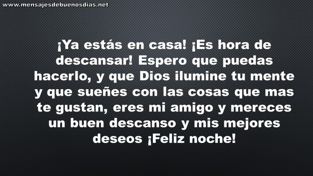 Sms al anochecer para amistad