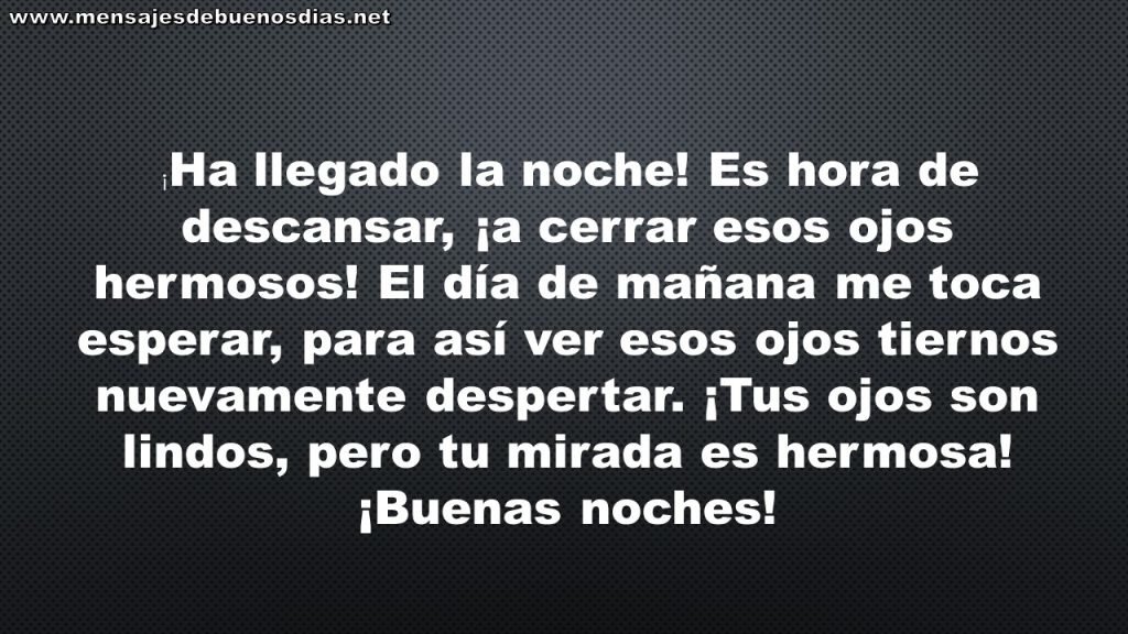 Mensajes con pasión de buenas noches